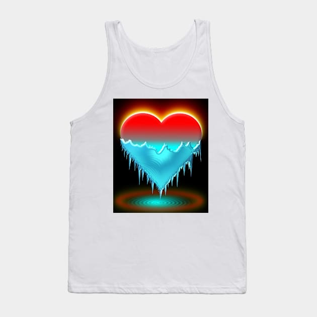 Melt Your Ice Cold Heart Tank Top by Wakanda Forever